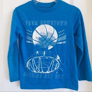 Children’s Place boy’s Long sleeve blue Tshirt size small 5/6